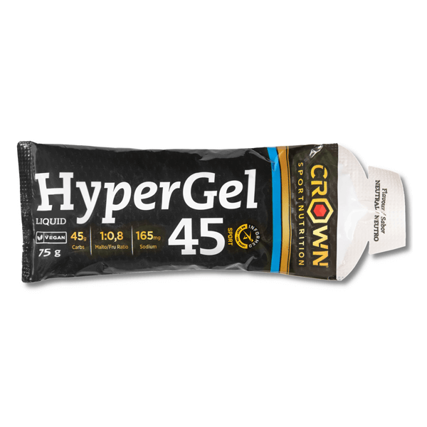 Gel HyperGel 45 presentación de 75g hecho por Crown Sport en la categorÃa energéticos