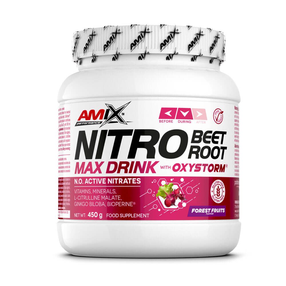 Nitro Beet Root Max Drink (Beetroot Nitrate) by Amix Nutrition
