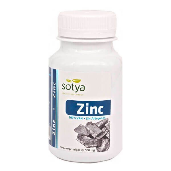 Zinc 500mg - 100 tablets Sotya Health Supplements - 1