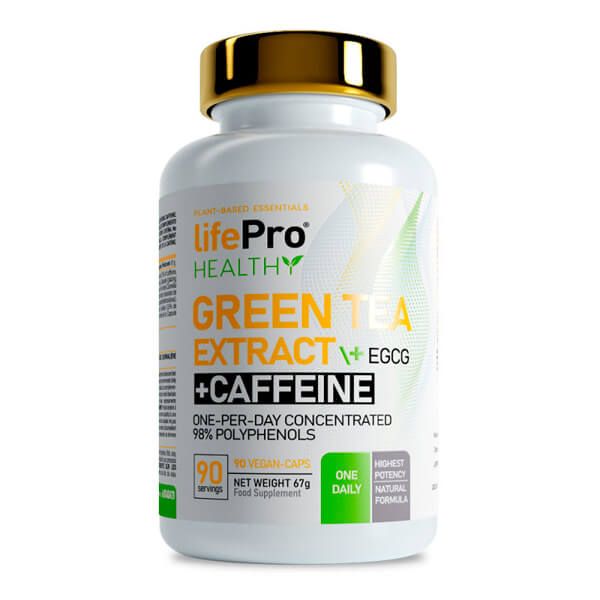 Green tea extract + egcg + caffeine - 90 vegancaps