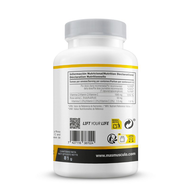 Vitamin C 1000mg by Masmusculo Supplements - Masmusculo Supplements 2