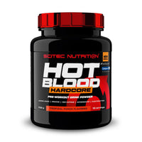 Hot Blood Hardcore bote de 700g por Scitec Nutrition suplemento de la sección pre entreno