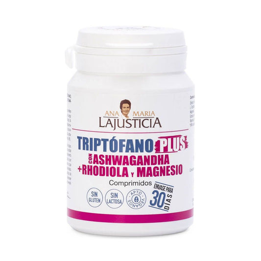 Ana Maria Lajusticia Tryptophan Plus with Ashwagandha + Rhodiola and Magnesium from the brand Ana Maria Lajusticia in Anti-Stress