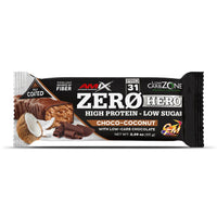 Barrita Zero Hero 31% envase de 65g en la categoría barritas de proteinas de Amix Nutrition