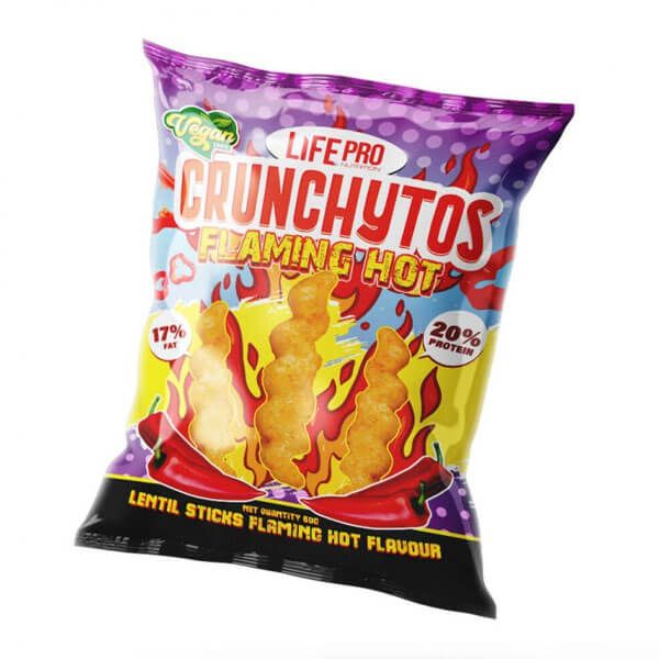 Life Pro Crunchytos 20% Protein Flaming Hot - LifePRO 0