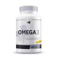 Omega 3 bote de aceite de pescado 3000mg de la marca Masmusculo Supplements