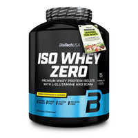 Iso Whey Zero envase de 1816g suplemento de la sección proteína de aislado de suero isolate por Biotech USA
