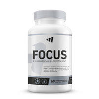 Focus en ashwagandha + l-triptófano complemento alimenticio de concentración-memoria por MM Supplements