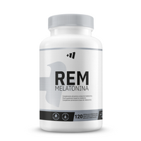 REM Melatonina 1,9mg presentación de 120 cápsulas vegetales de la marca MM Supplements suplemento de mejora del sueño