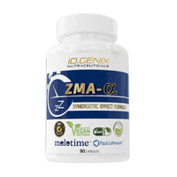 ZMA Alpha envase de 90 cápsulas hecho por IO.Genix