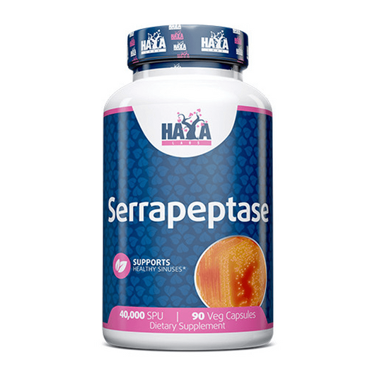 Haya Labs Serrapeptase 40000 SPU from the brand Haya Labs in Formulas for Joint Improvement