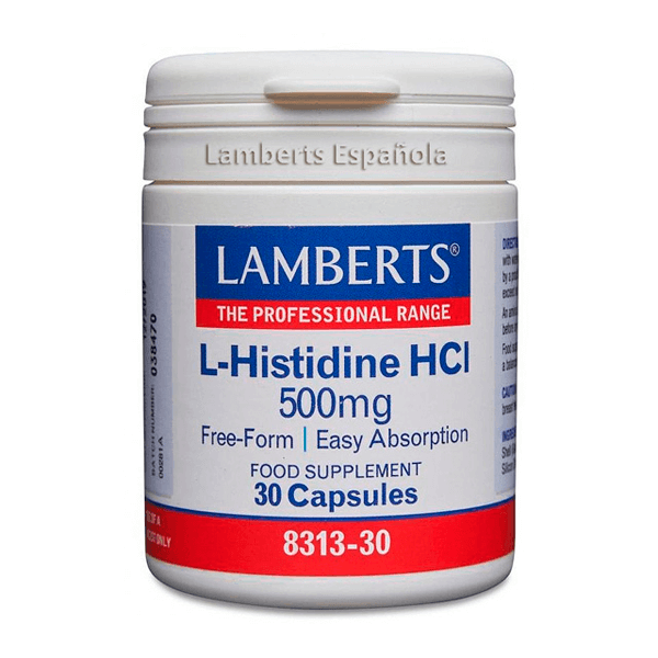 L-Histidine HCI 500mg by Lamberts - Lamberts 0