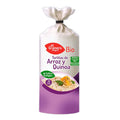 Organic rice and quinoa cakes