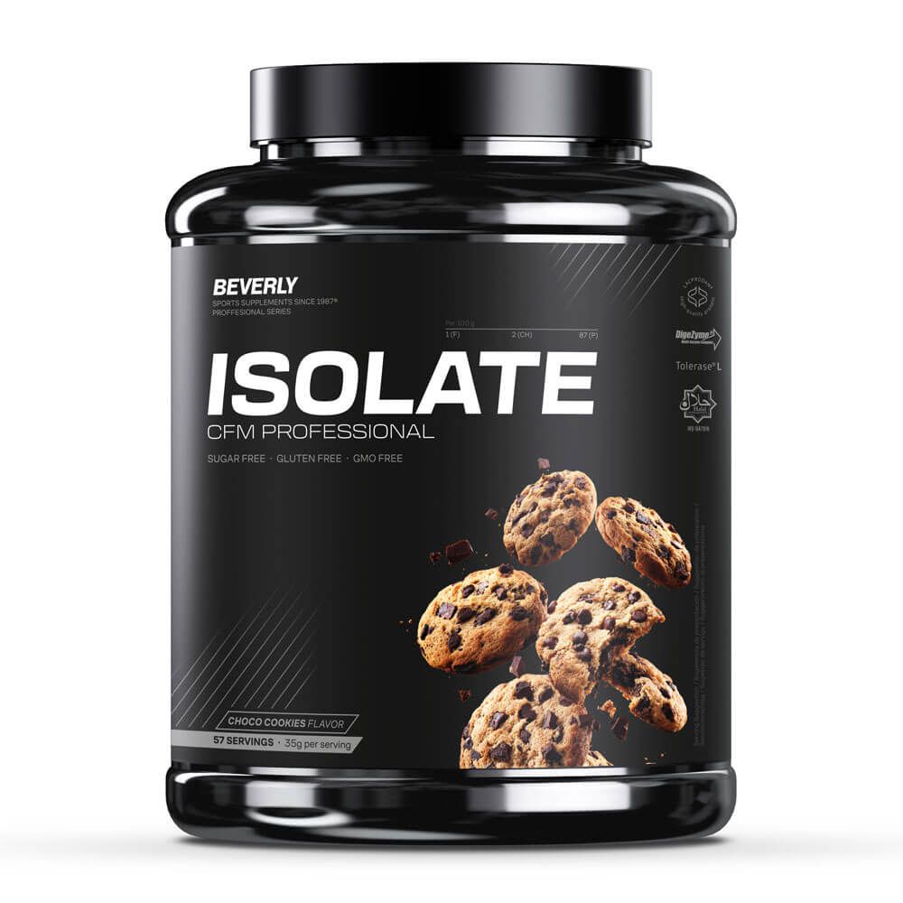 Isolate CFM Professional en 2kg hecho por Beverly Nutrition complemento alimenticio de proteína de aislado de suero isolate