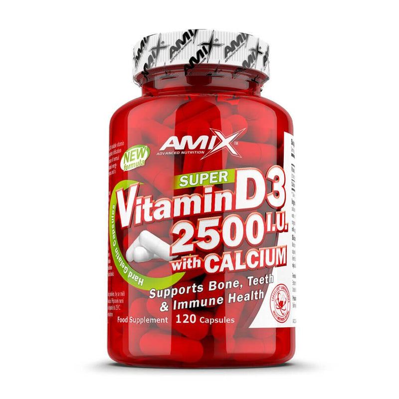 Vitamin D3 2500IU + Calcium from Amix Nutrition - Amix Nutrition 0