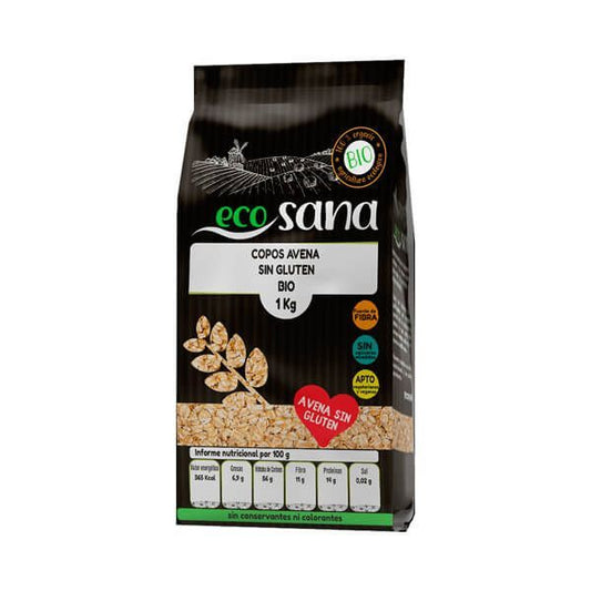 Ecosana Organic Thick Whole Gluten-Free Oat Flakes from the brand EcoSana in Oats