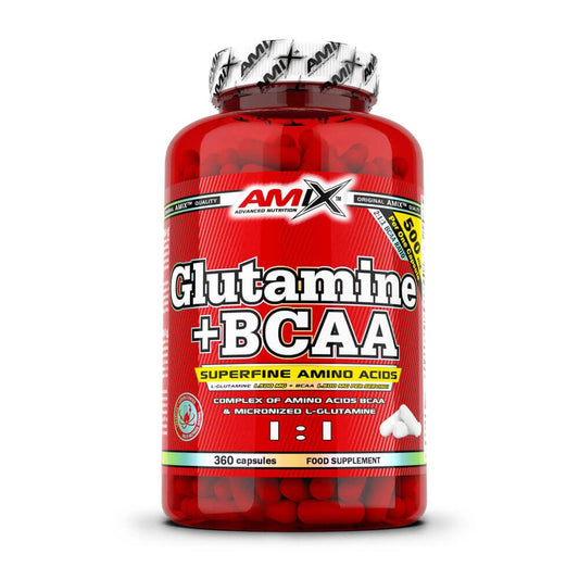 Glutamine + BCAA Capsules by Amix Nutrition from the brand Amix Nutrition in BCAA + Glutamine
