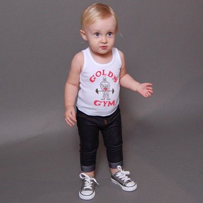 Classic Joe Baby Gym T-shirt from Gold S Gym - Gold's Gym 2