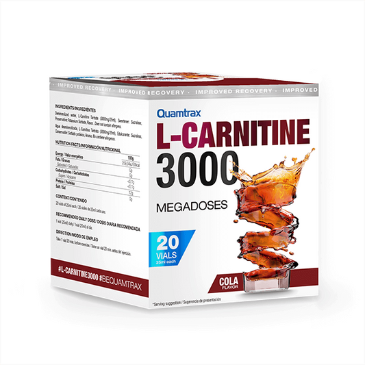 L-Carnitine 3000 vials by Quamtrax from the brand Quamtrax in Quamtrax