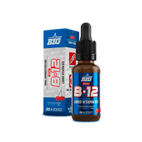 Real B12 envase de vitamina b12 liquida hecho por BIG de la categoría vitamina b