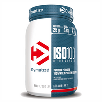 ISO 100 Hydrolized de 908g del fabricante Dymatize (Proteína de Aislado de Suero Isolate)