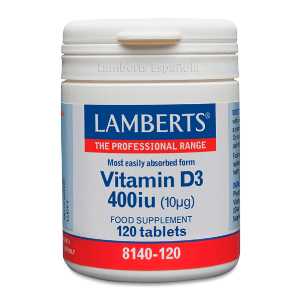 Vitamin D3 400IU 10µg by Lamberts - Lamberts 0