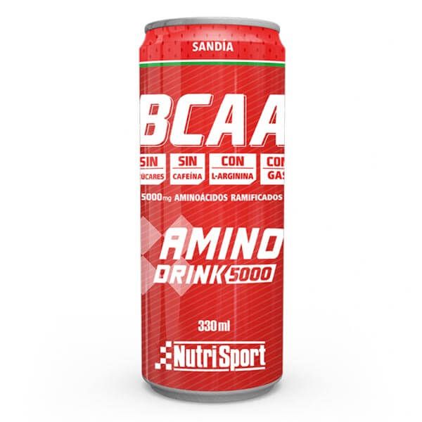 BCAA Amino Drink 5000 envase de 330ml en la categorÃ­a bcaa ramificados hecho por Nutrisport