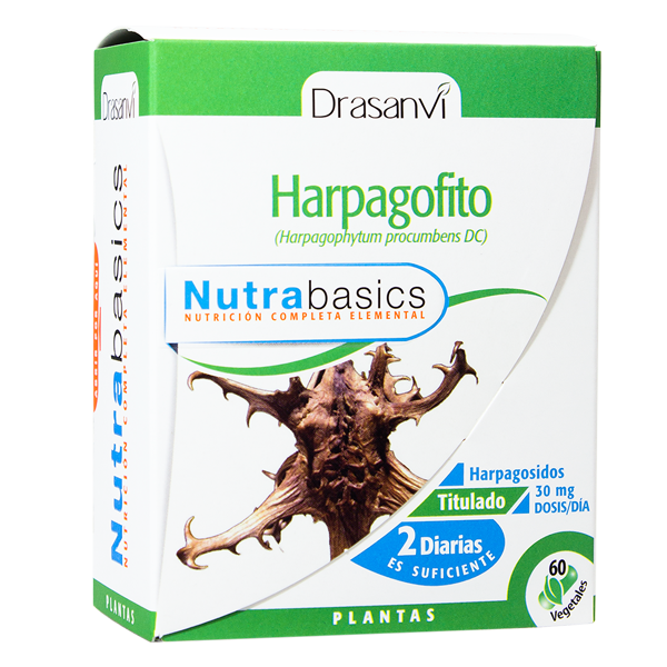 Harpagofito envase de 60 cÃ¡psulas vegetales del fabricante Drasanvi (Formulas Mejoras Articulares)