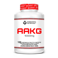 AAKG 1000mg bote de 120 tabletas en la sección de arginina del fabricante Scientiffic Nutrition
