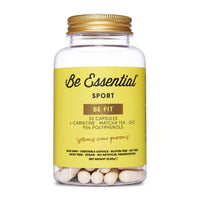 Be Fit presentación de l-carnitina, te matcha, q10 complemento alimenticio de l-carnitina del fabricante Be Essential