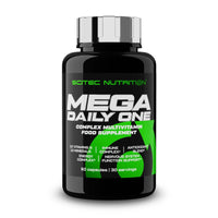 Mega Daily One envase de 60 cápsulas de la categoría complejos multivitaminicos hecho por Scitec Nutrition
