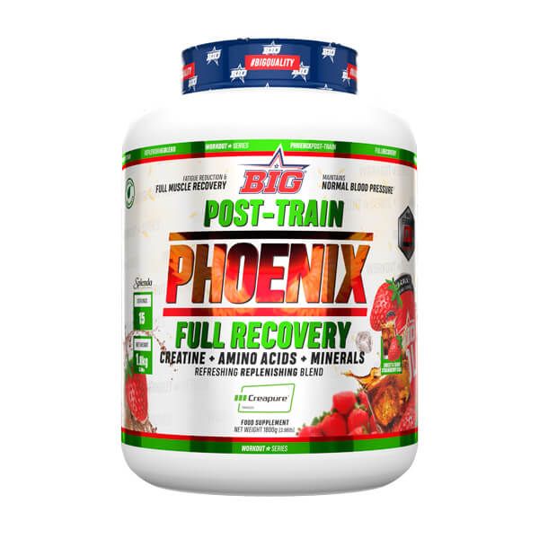 Phoenix presentaciÃ³n de 1,8kg dentro de post-entreno de la marca BIG
