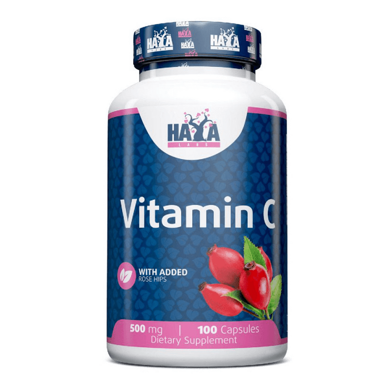 Vitamin C with Rose Hips 500mg by Haya Labs - Haya Labs 0