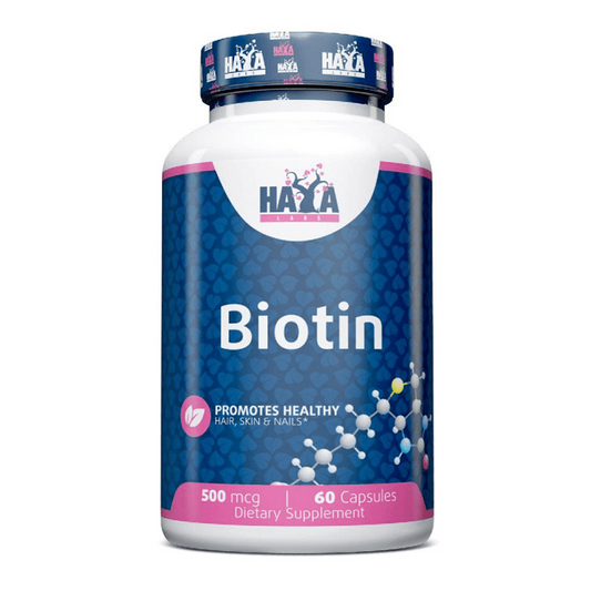 Biotin 500 mcg from Haya Labs from the brand Haya Labs in Biotin