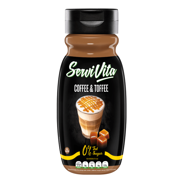 Sirope de Café y Toffee en 320ml de la sección salsas y siropes dulces sin calorias del fabricante Servivita