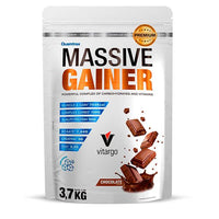 Massive Gainer presentación de 3,7kg dentro de ganadores de peso con proteína de Quamtrax