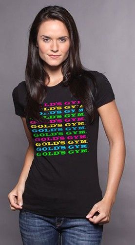 Neon Repeat Tee T-shirt from Gold S Gym - Gold's Gym 0