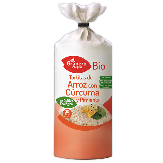 El Granero Integral Turmeric and Pepper Rice Cakes from the brand El Granero Integral in The Whole Grain Granary