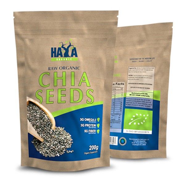 Semillas De Chia Orgánica de Haya Labs