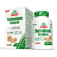 Selenium Natural en 90 cápsulas vegetales de la categoría minerales por Amix GreenDay