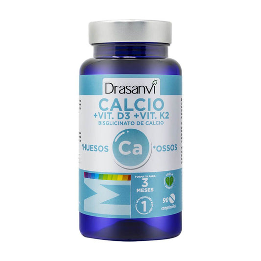 Calcium Mineral + Vitamin D3 + Vitamin K2 from Drasanvi from the brand Drasanvi in Minerals