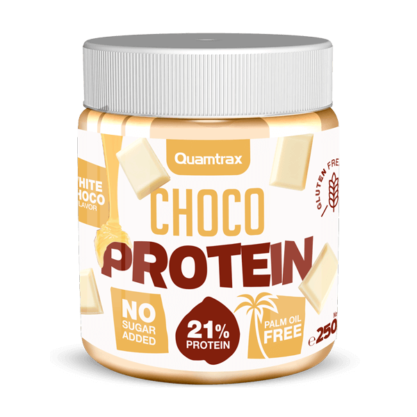 Crema Choco Protein bote de 250g de Quamtrax suplemento de la sección cremas de chocolate bajas en calorias