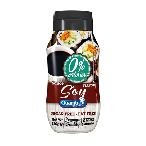 Salsa 0% de 330ml del fabricante Quamtrax (Salsas y Siropes Dulces sin Calorias)