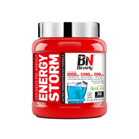 Energy Storm de 300g en la sección de pre entreno por Beverly Nutrition