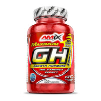 Maximum GH Stimulant bote de 120 cápsulas de la marca Amix Nutrition complemento alimenticio de complejos h crecimiento