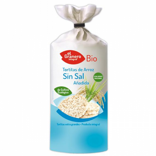 El Granero Integral Organic Rice Cakes with No Added Salt from the brand El Granero Integral in The Whole Grain Granary
