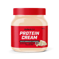 Protein Cream presentación de 400g del fabricante Biotech USA complemento alimenticio de cremas de chocolate bajas en calorias