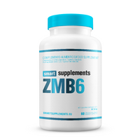 ZMB6 envase de 60 cápsulas vegetales en la sección de zma de la marca Smart Supplements