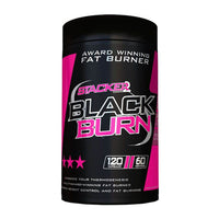 Black Burn presentación de 120 cápsulas de la categoría termogénicos de la marca Stacker Europe