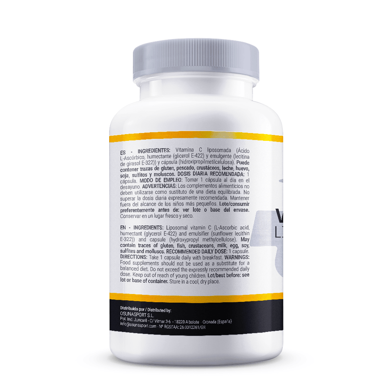 800 mg Liposomal Vitamin C from Masmusculo Supplements - Masmusculo Supplements 1